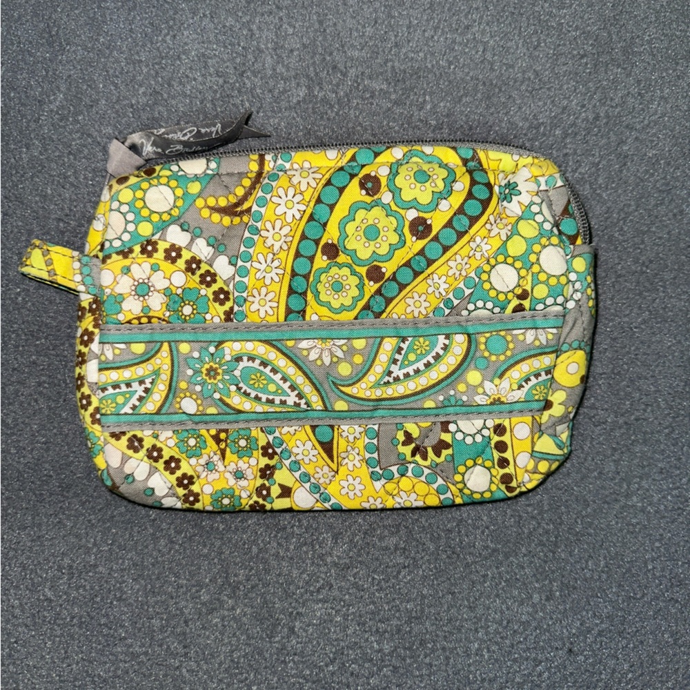 Vera Bradley Lemon Parfait Lot - Tote, Wallet, Cosmetic, ID Zip - Picture 5 of 9